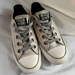 Converse Low Top Rainbow Diamond Shimmer Shoes Sneakers Size 6